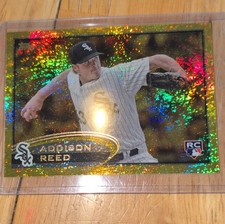 Topps 2012 Gold Sparkle Rookie Addison Reed #183 White Sox MLB Baseball Card