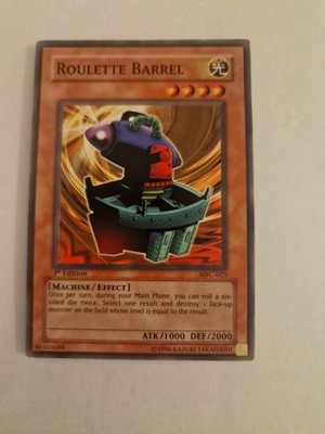 Roulette barrel Englische Yu-Gi-Oh Karte