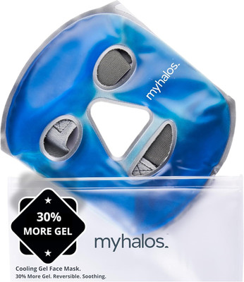 Myhalos Augen- und Gesichtsmaske gefroren - Augenmaske Kaltgel gegen G