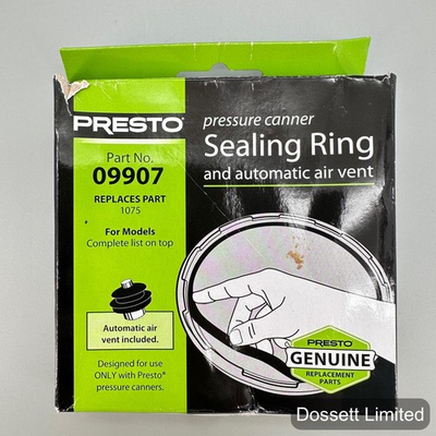 #ad Presto 09907 Pressure Canner Sealing Ring Automatic Air Vent Replacement $10.99