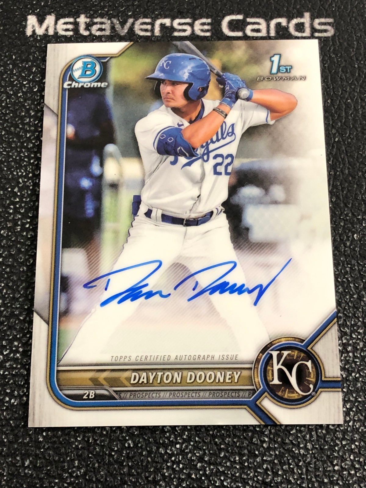 2022 Bowman Chrome Dayton Dooney 1st Bowman Auto Royals