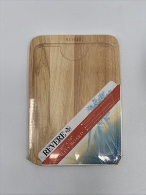 Revere Ware 10  X 14  Utility Hardwood Water Resistant Cutting Board