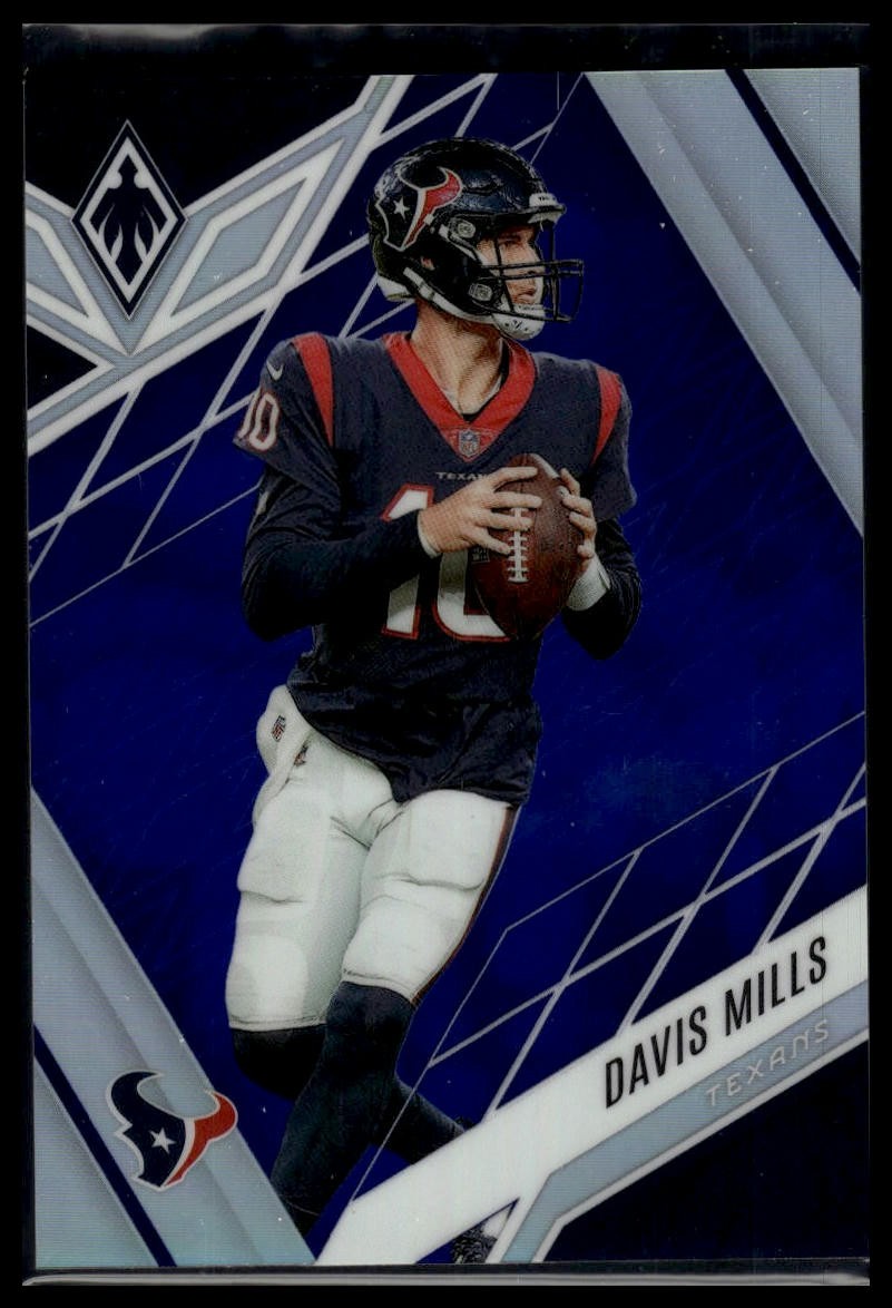 2022 Panini Phoenix #27 Davis Mills Blue #/35 SN