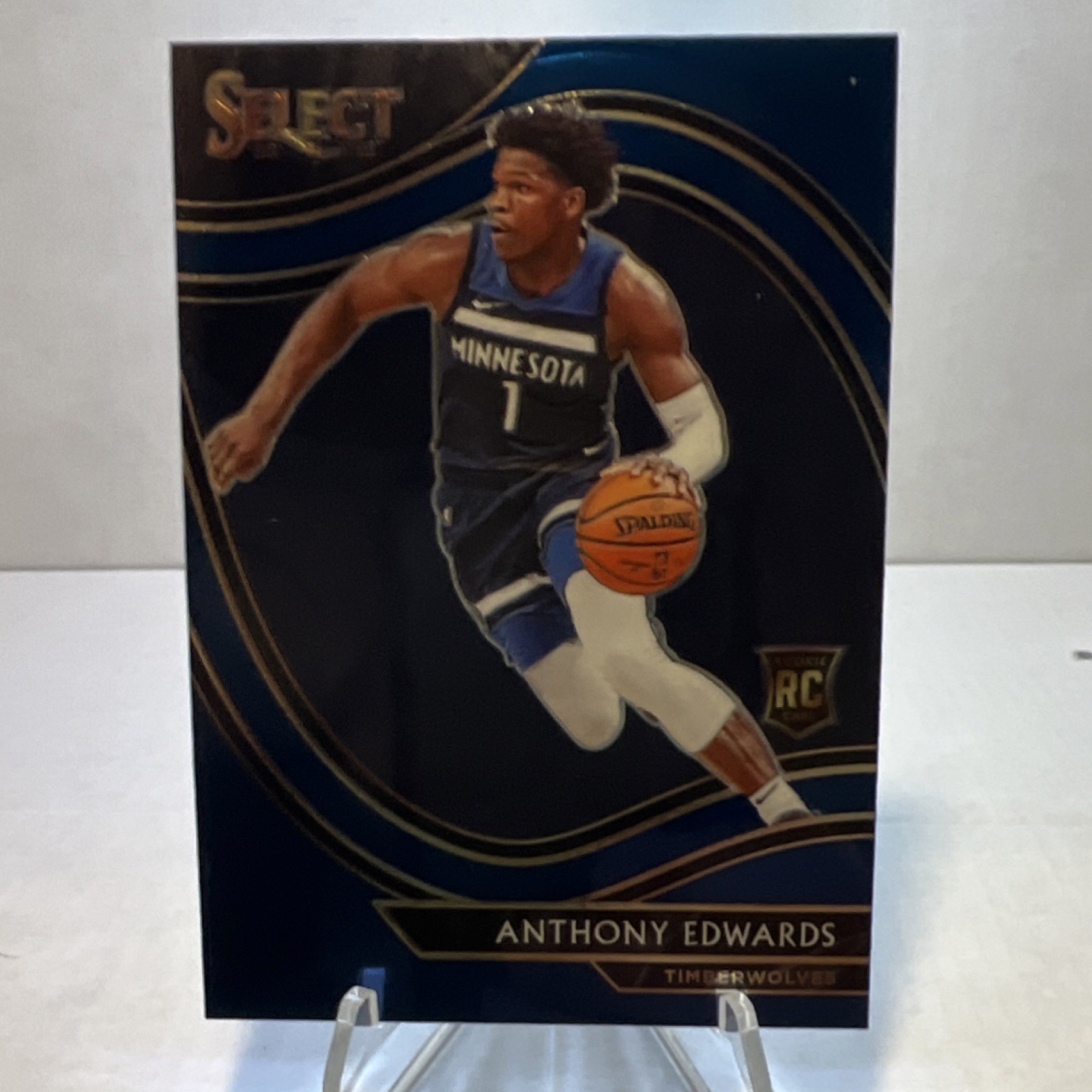 2020-21 Panini Select Courtside Rookie Anthony Edwards #300 Timberwolves NBA