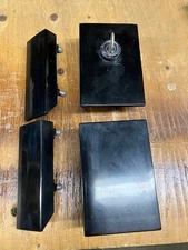 HAMMOND ORGAN PARTS: Bakelite Cheek Blocks w/key power switch  from Hammond X-77