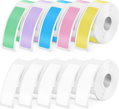Gersoniel 1600 Pcs Label Tapes Compatible with D30 Label Printer Laminated Label