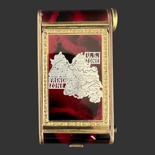 Antique WWII US, French Zone Compact Powder, Manicuere Set, Mirror Germany