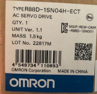 R88D-1SN04H-ECT NEW OMRON R88D1SN04HECT Servo Drive