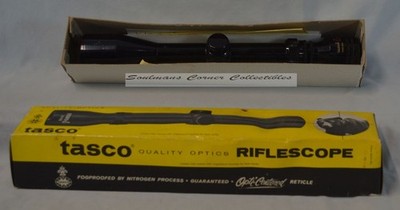 Excellent Used World Class Tasco 3x - 9x40 Rifle Scope with Box, Paperwork