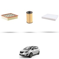 Hoffcar Wartungsset - 3 Filter Kompatibel Mit Opel Meriva B 1.4 103Kw Ab 201