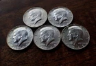 Kennedy 1965 66 67 68D 69D 40% Silver 5 Coin Set Half Dollar AU/GU 50¢ Free Ship