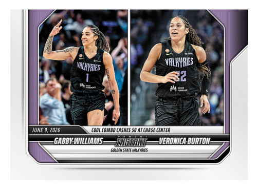 Gabby Williams/Veronica Burton - 2026 Panini Instant WNBA #141 Valkyries PRESALE