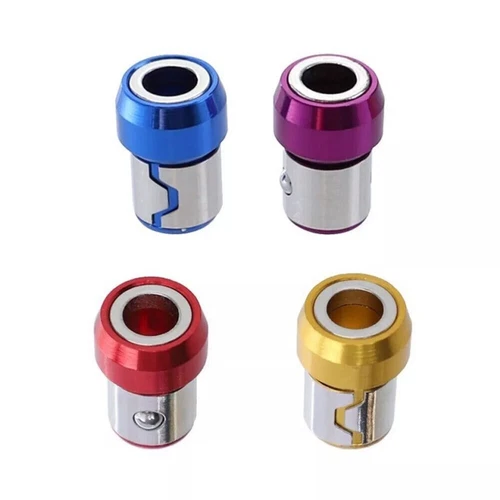 4 PIEZAS Cabezales de Brocas de Destornillador Magnético Magnetizador Anillo Magnético para 1/4" 6.35mm - Imagen 2 de 11