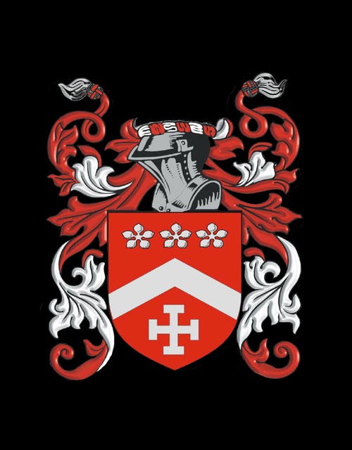 Toppes England Familie Crest Familienname Wappen Manschetten