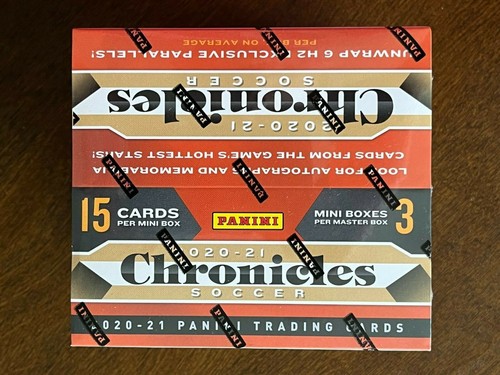 2020-21 Panini Chronicles Soccer Hybrid H2 Factory Sealed Hobby Box - Picture 2 of 3