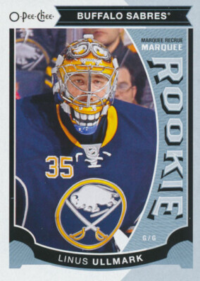 2015-16 O-Pee-Chee UPDATE #42 LINUS ULLMARK - Rookie - Buffalo Sabres