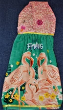 **NEW** Handmade You Are Flamazing! Hanging Kitchen Fridge Hand Towel #2369