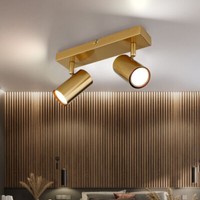 Deckenlampe Deckenleuchte Wohnzimmerlampe Gold KüChenlampe Schwenkbar L 26 Cm