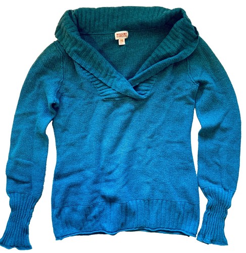 BoTT 24SS Gradation Cotton Sweater XL Cotton Blue Striped | eBay