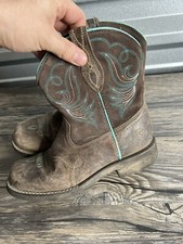 Ariat Youth Brown And Blue Size Us3