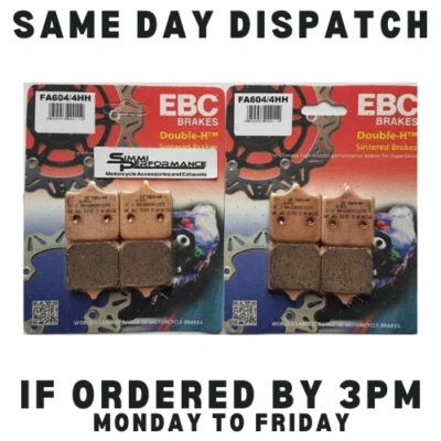 EBC Front Brake Pads fits BMW S1000 RR K46 2010 to 2018 - Image 1 of 4