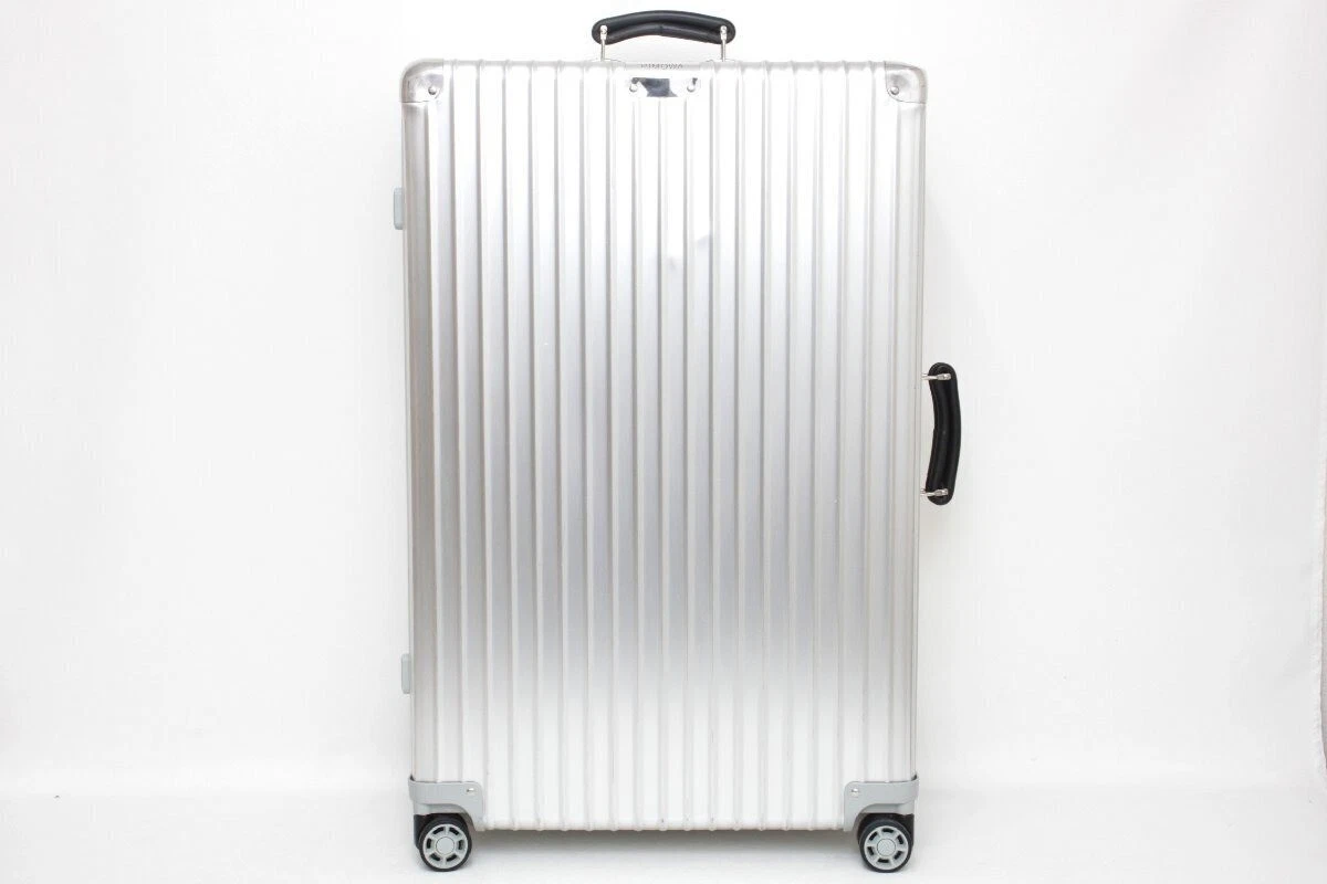 Rimowa Classic Check in L Silver 4 wheels Carry Case Suitcase 972.73 - Image 2