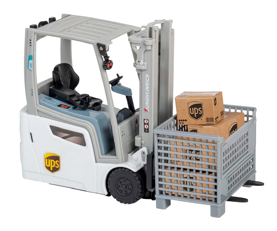 Happy People Ferngesteuerter Gabelstapler UPS Jungheinrich EFG 216 K Li-Ion 1:16 - Bild 3 von 4