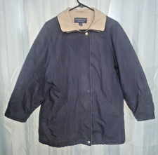 Limited Edition London Fog Jacket Lined Parka Size w/Detachable Hood Sz L READ
