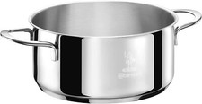 Aeternum Casseruola 20 cm Divina Re acciaio inox pentola tegame 2 manici - Rotex