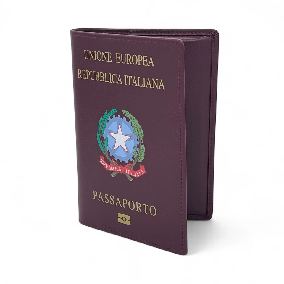 Italy Genuine Leather Crafted Travel Passport Wallet/Holder - Image 2 of 4