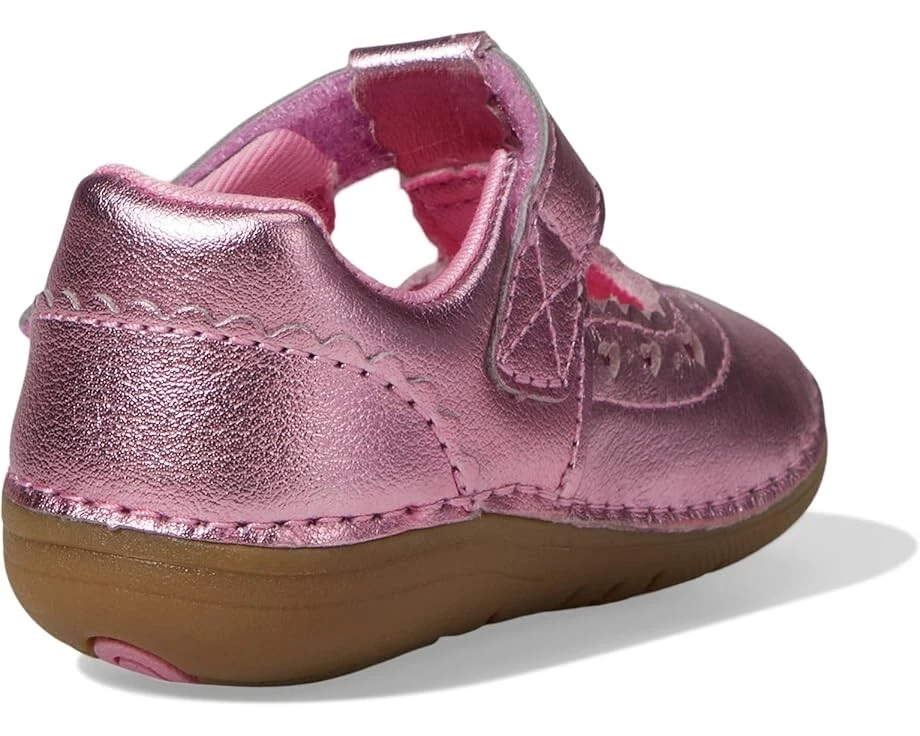 Zapatos informales Stride Rite SM Adira BG038202 de cuero rosa 3,5 RHS5660 Foto 3 de 4