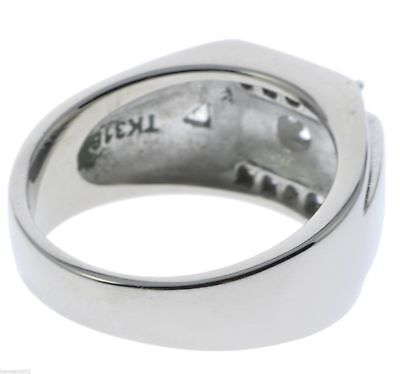 Details about  / 2 carat weight Cz Triangle enhanced Stainless Steel Men/'s Ring Size 13 T45