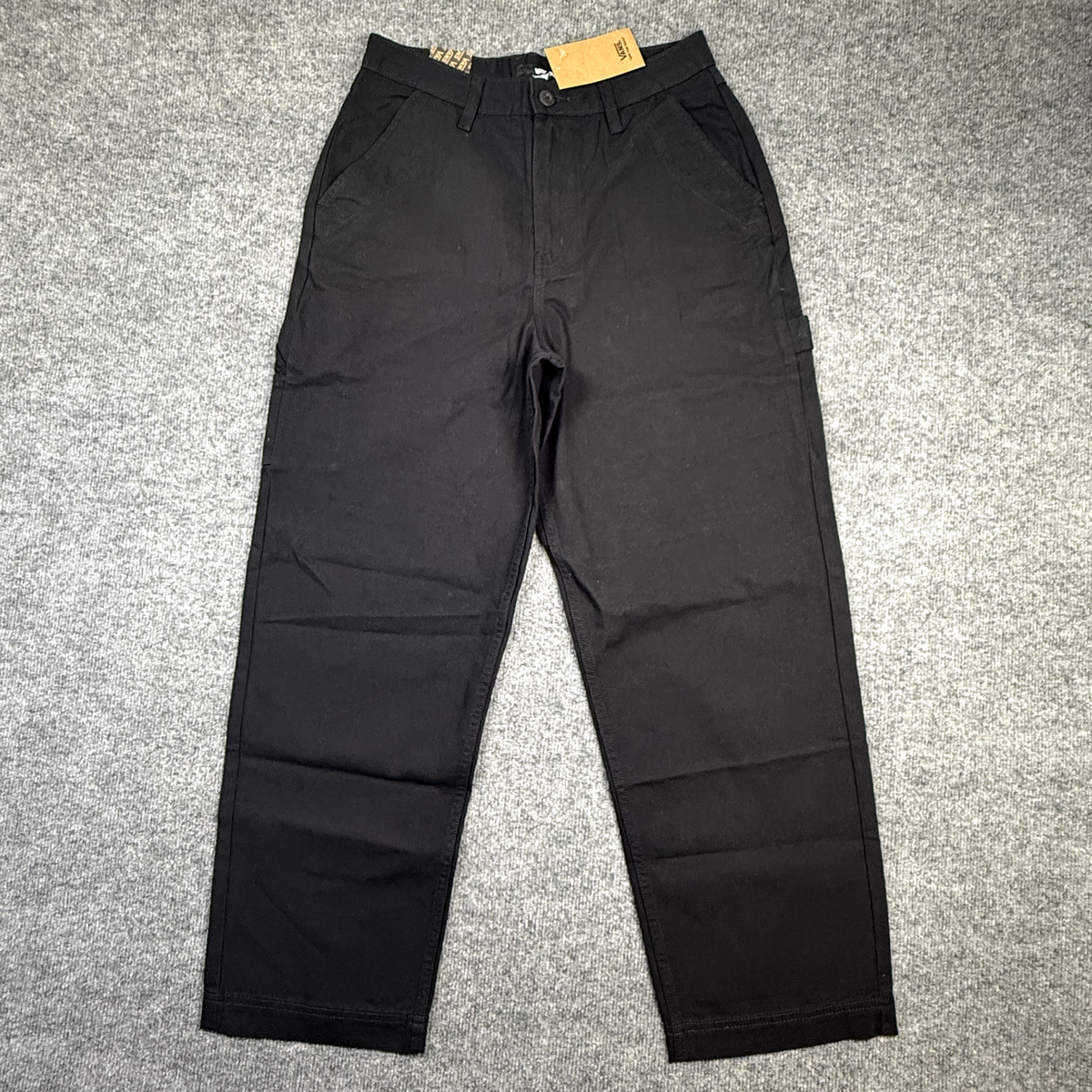 Vans Ground Work Pants Size 28 Womens Black New (Act:24x26.5