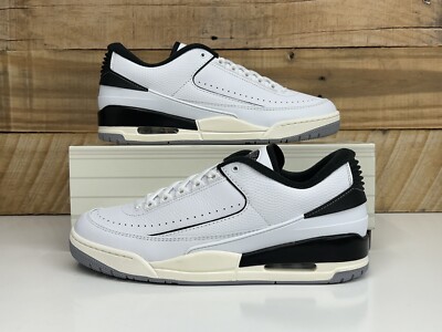 Air Jordan 2/3 “Cement Grey” Size-12 Black White Gray Men display picture 3