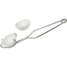 Ceramic Melting Crucible Dish Set Small Whip Tong Set Melting Gold Silver Copper