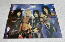 MÖTLEY CRÜE 1983 - Swedish Poster Music Magazine Okej 1980s Vintage Rare