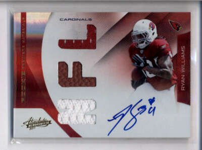 RYAN WILLIAMS 2011 PANINI ABSOLUTE ROOKIE TRIPLE RELIC AUTO #272/299 AJ1716