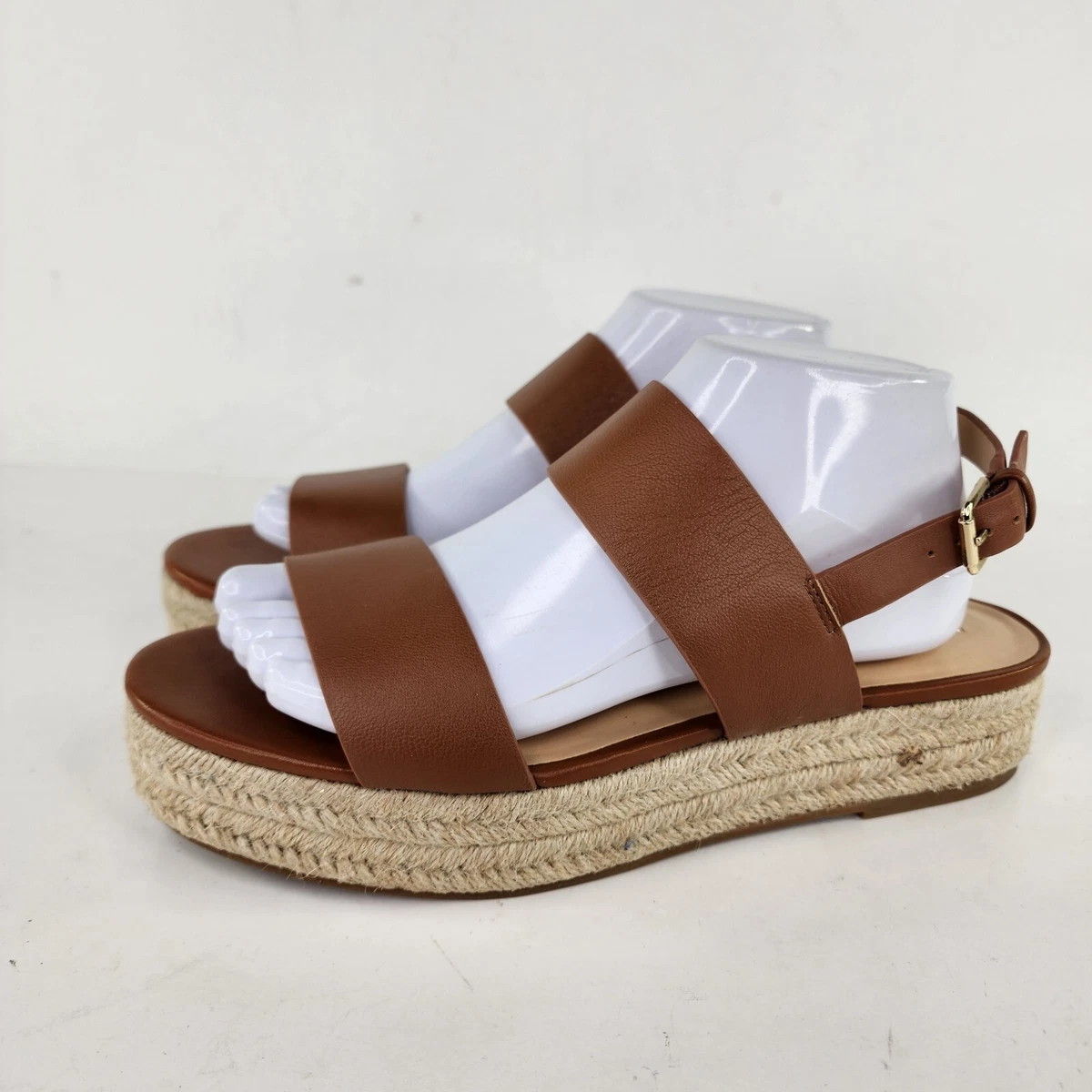 Avenue leather wedge sandals