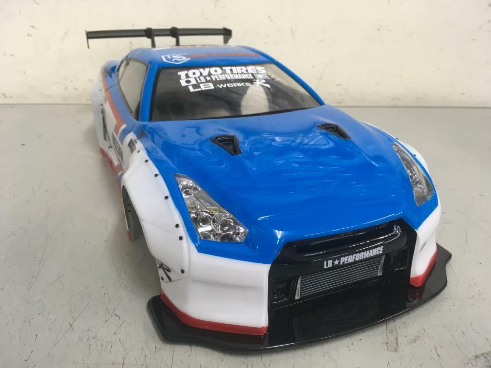 TETSUJIN 1/10 RC NISSAN R35 GTR LB☆PERFORMANCE PAINTED WIDE TETSUJIN 1/10 RC NISSAN R35 GTR LB☆PERFORMANCE PAINTED WIDE