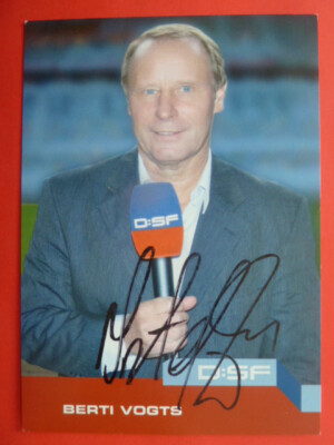 -ö- Berti Vogts - Fernsehen, TV, Fußball - DSF Karte