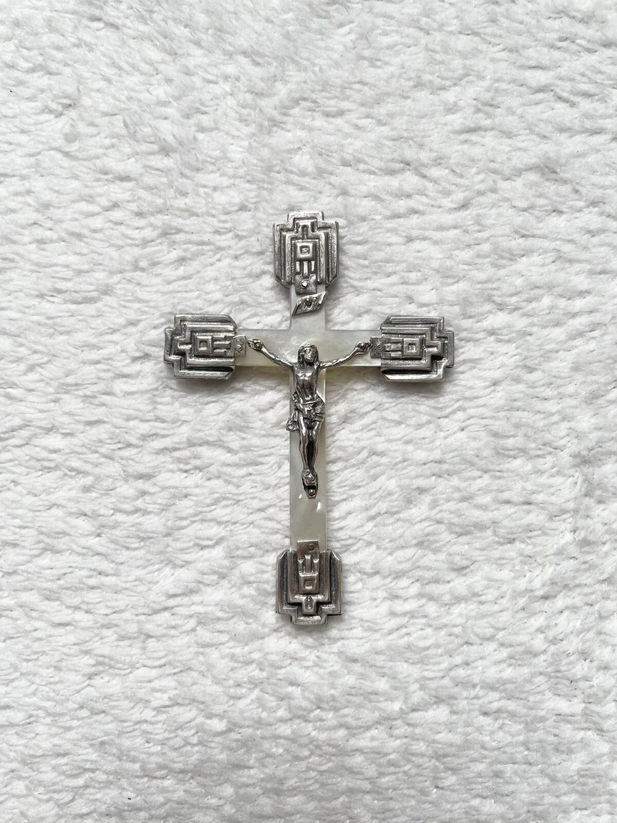 Croix pendentif pierres cristal bleu | vente en ligne sur