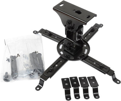 VideoSecu LCD DLP Tilt Swivel Sloped Projector Ceiling Mount Bracket Fit Flat