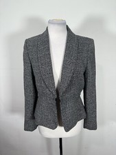 Tahari Women s Black White Colored Long Sleeve Jacket Size 8