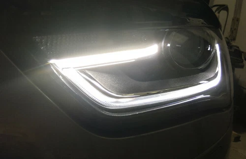 Juego de faros proyectores tubo LED DRL STRIP para Audi A4 2013-2016 repuesto - Imagen 2 de 6
