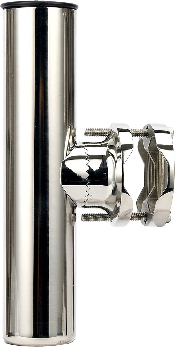 1/2/4 PCS Stainless Rail Mount Clamp on Fishing Rod Holder for