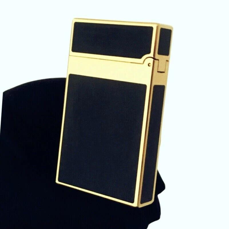 For Memorial S.T Dupont Lighter PING Sound Gas Refillable Brushed/GIFT LL-A04 - Immagine 2 di 4
