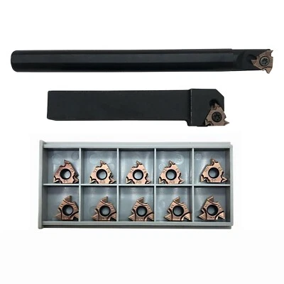 ZHOUZIMI 1/2" SNL0013M16 Lathe Tool Holder+ 16ERAG60 Carbide Threading Turning Insert SEL