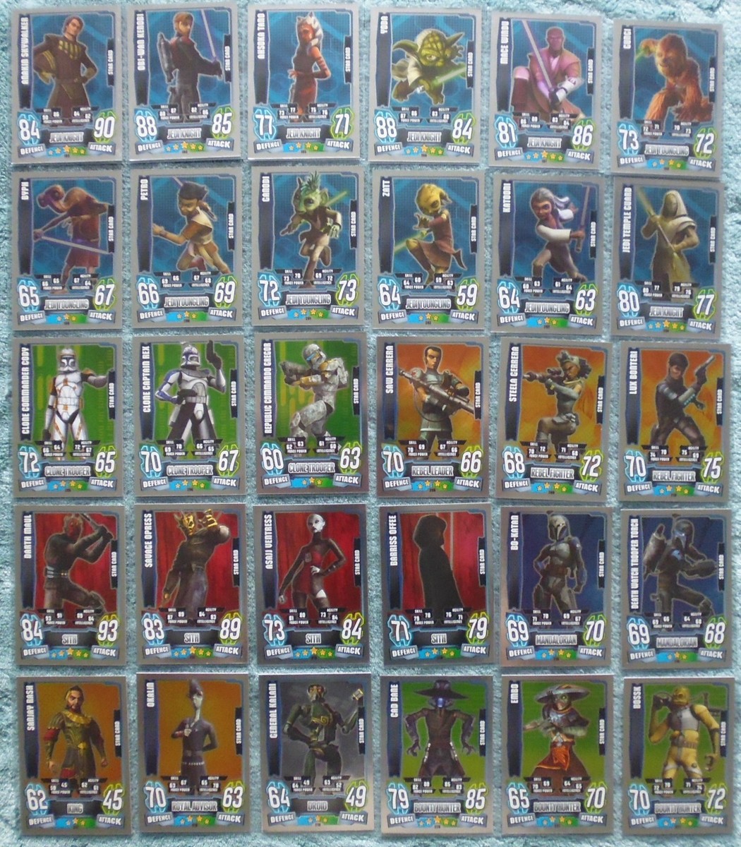 Star Wars Force Attax Clone Wars Series 4 Star & Force Master
