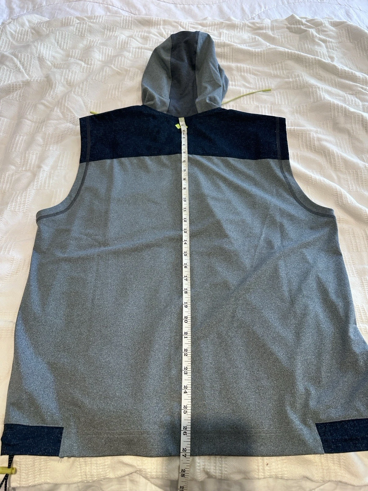 NWT Robert Graham X Collection Kobi Knit Hooded Vest Mens Large Carbon Gray $198 - product detail image 4