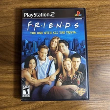 Friends: The One With All the Trivia (Sony PlayStation 2, 2005) CIB SPOTLESS